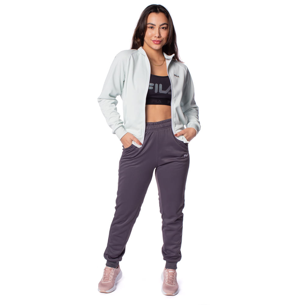 Calça Jogger Fila Sport Foward Feminina - Cinza Claro