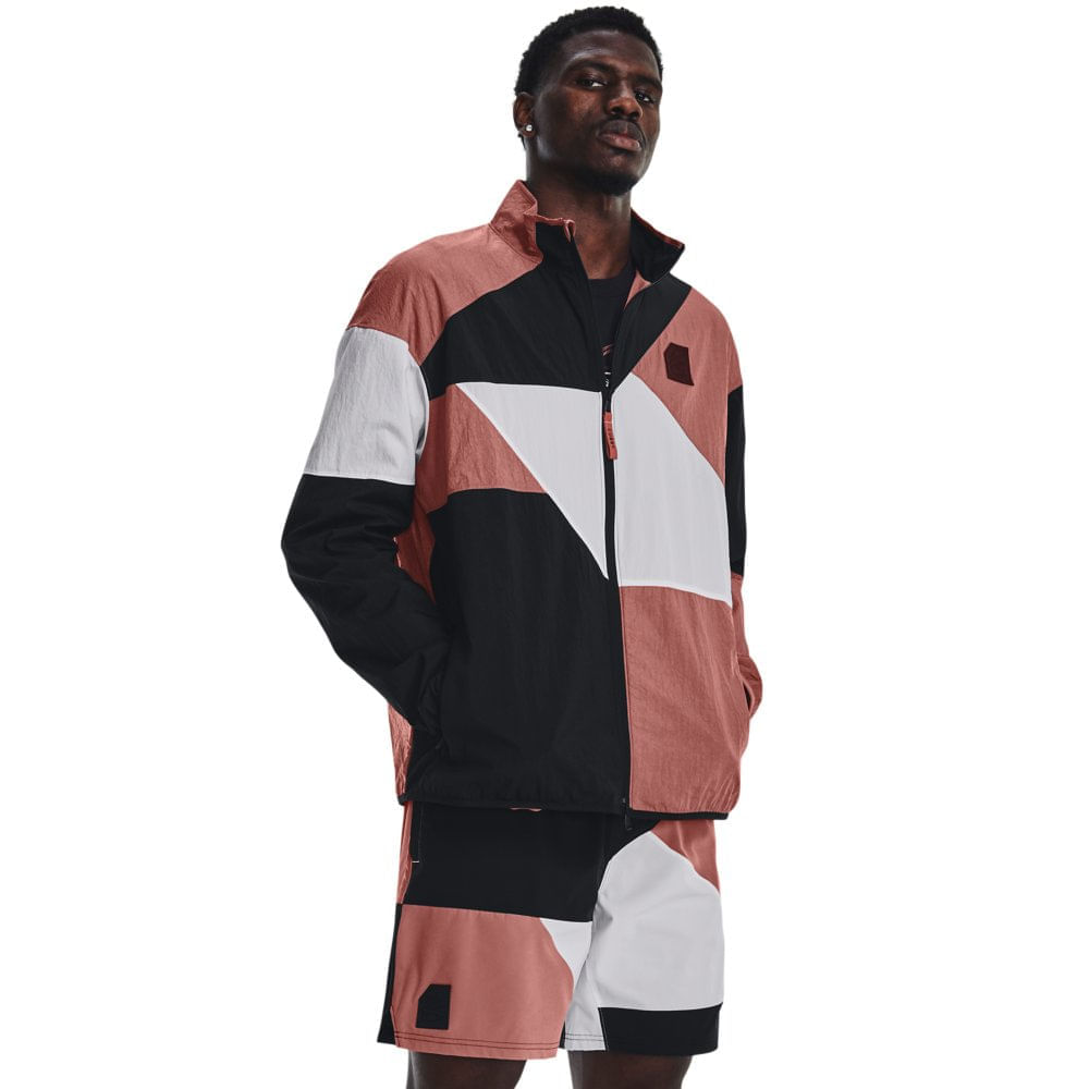 ！Haru！ Decathlon | Jaqueta de Treino Masculina Under Armour Curry Woven