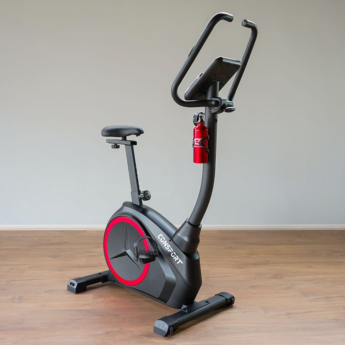 Bicicleta ergométrica ajustável para sala de fitness com economia