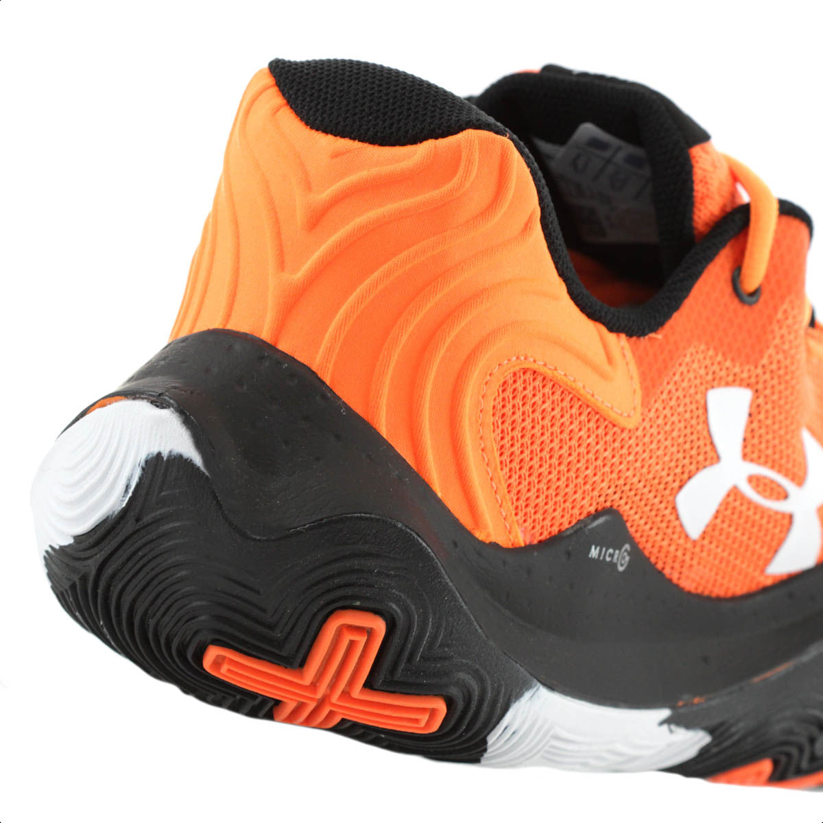 Under armour store basketball shoes orange