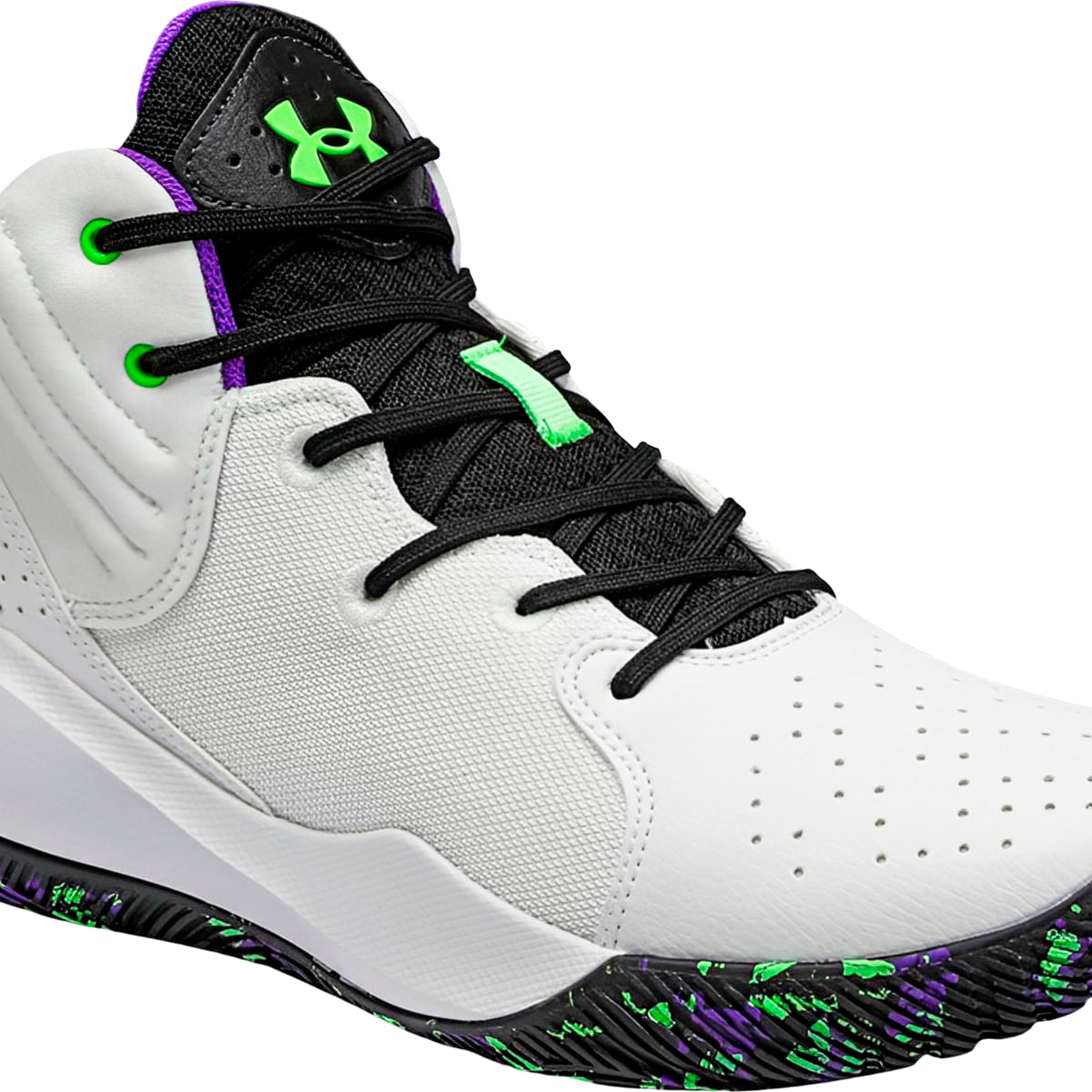 Under armour store basketball shoes purple