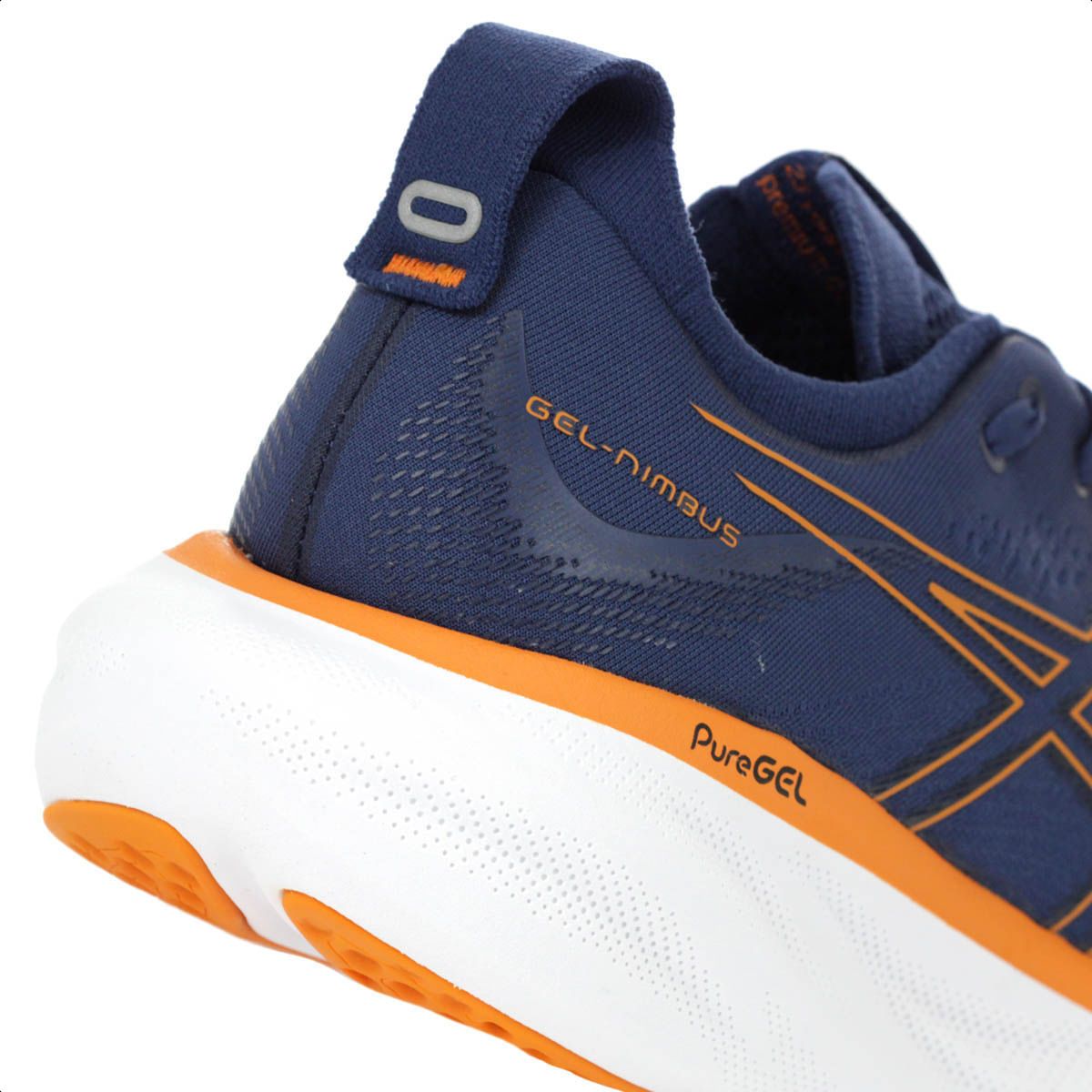 Tênis Asics Gel-Nimbus 25 Masculino - Marinho/Laranja