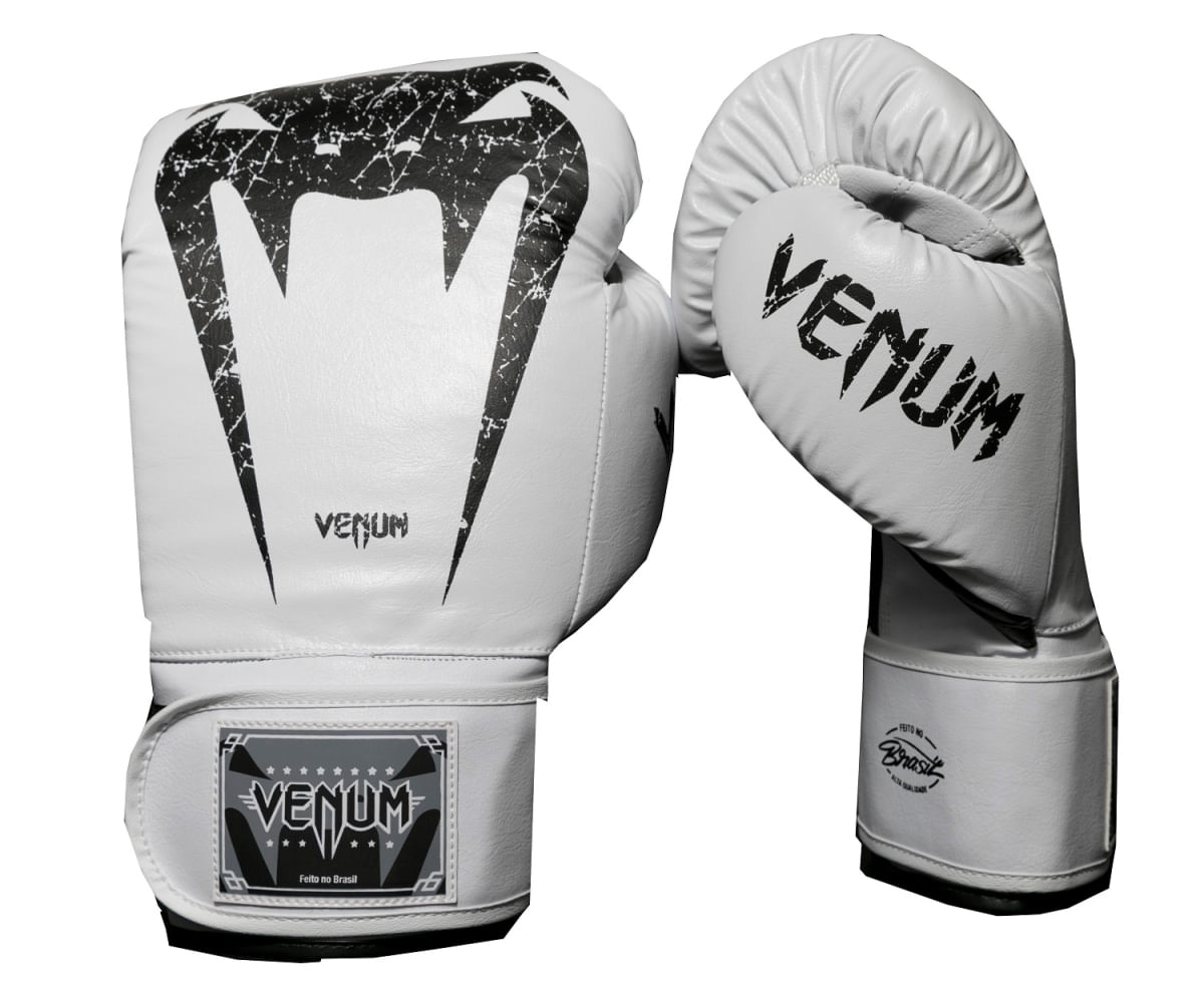 Luva de Boxe Venum Giant Brasil - Branca