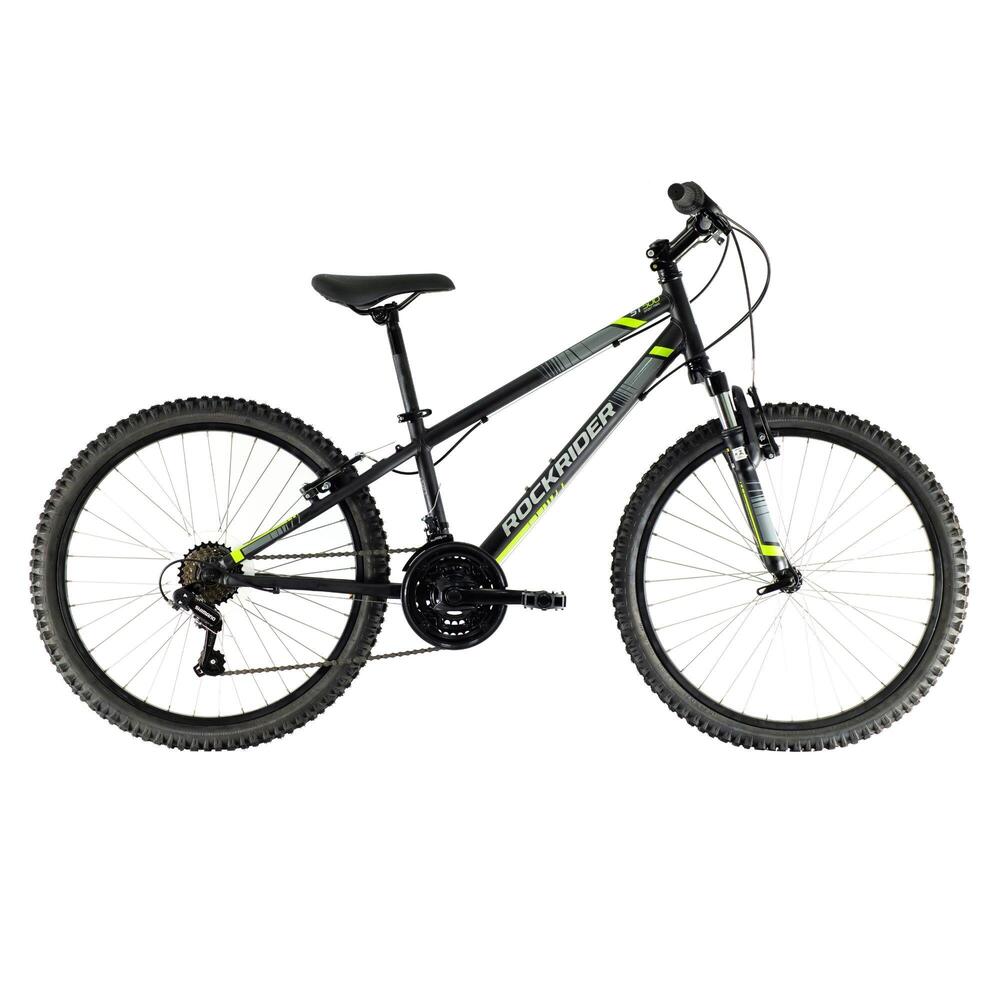 Bicicleta Btwin Rockrider St500 Aro 24 Susp. Dianteira 21 Marchas - Preto