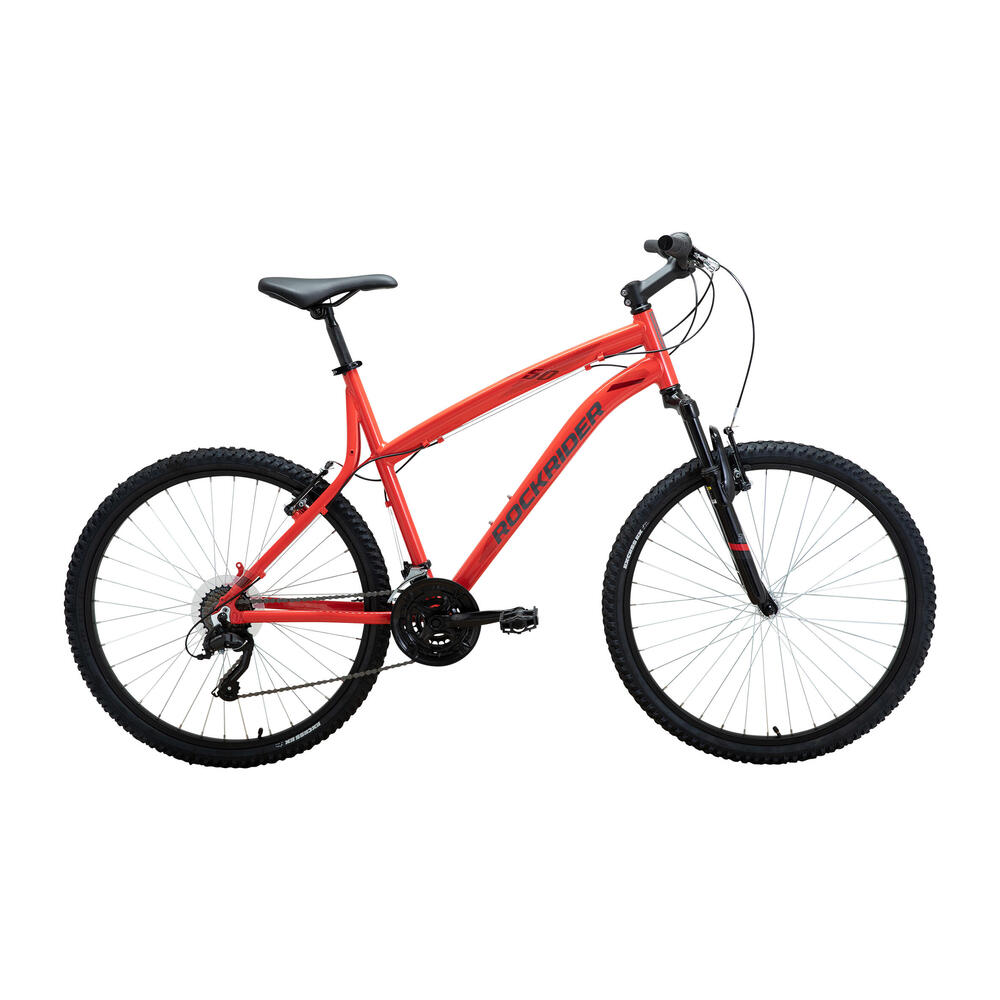 BICICLETA MOUNTAIN BIKE ARO 26 UNISSEX - VERMELHA