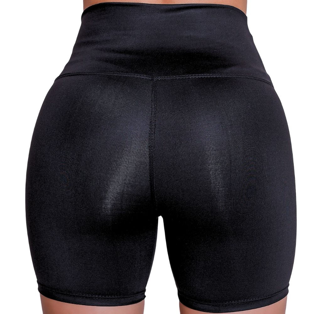 O short de nylon da ioga do Spandex do poliéster ajustou as mulheres 2XL  malha a roupa da aptidão