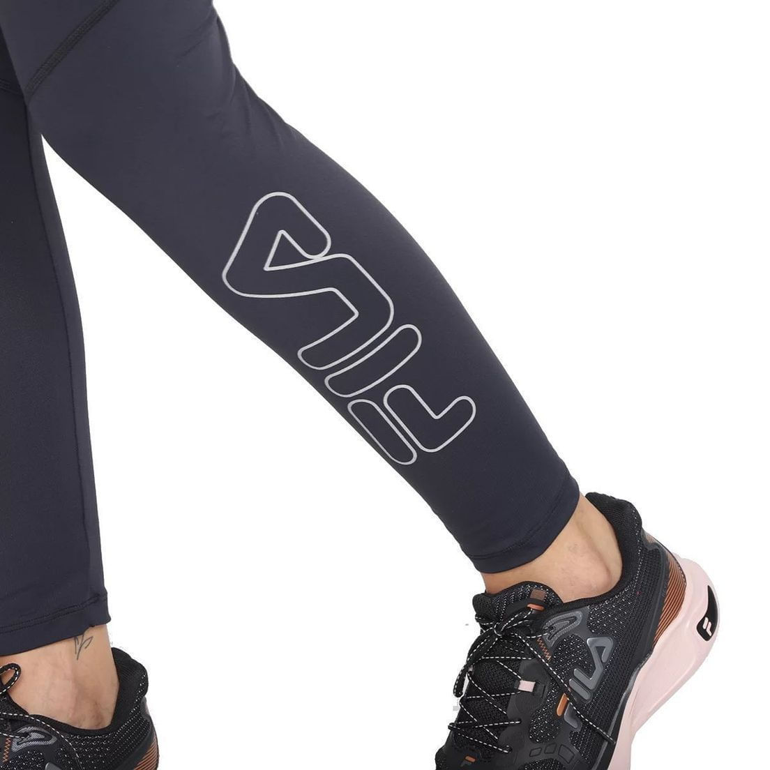 Calça Legging Fila Performance II Bordô - FutFanatics