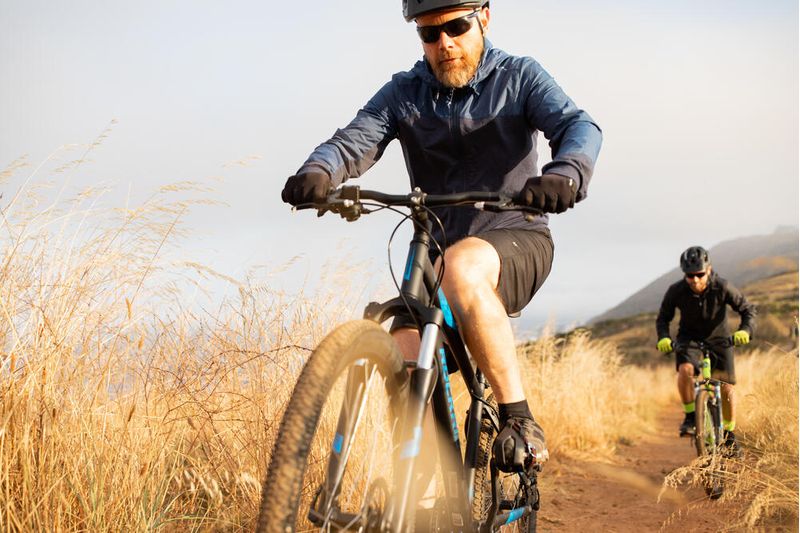 Mtb wind jacket vtt st 100 m blue, xl 4G