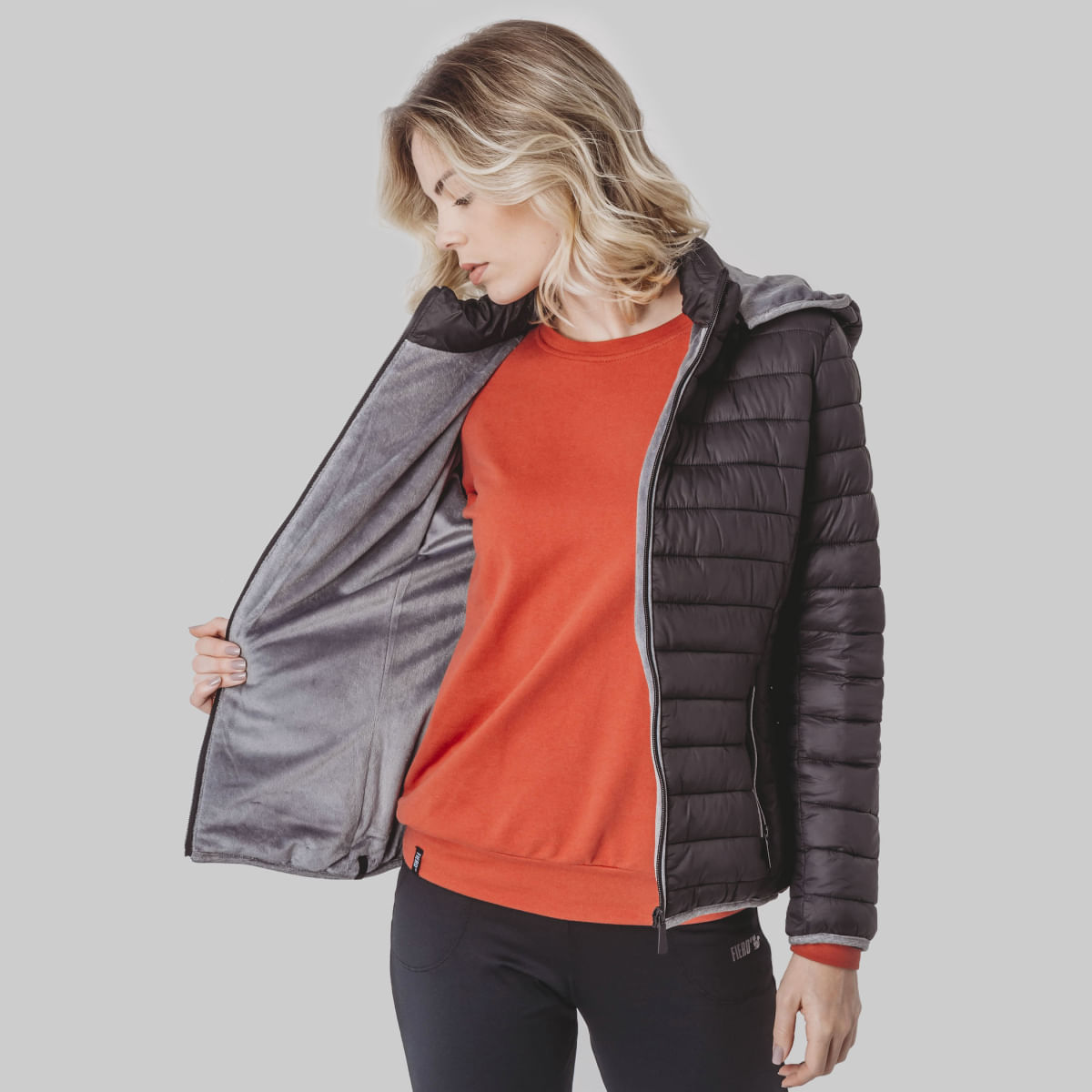 Jaqueta Feminina Inverno Puffer Forrada Maia - Tchê Inverno