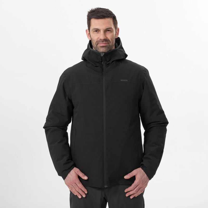 Jaqueta masculina de Inverno Ski 100, preto, 3G