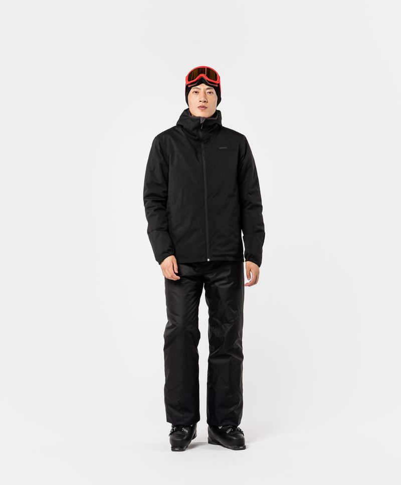 Jaqueta masculina de Inverno Ski 100, preto, 3G