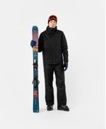 Jaqueta masculina de Inverno Ski 100, preto, 3G