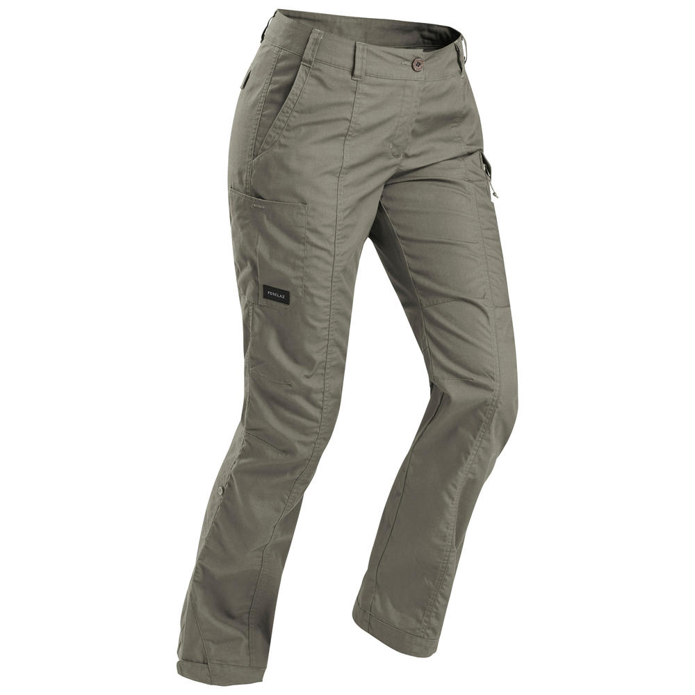 Calça feminina de trekking Travel 100 Menor preço em Calça feminina de trekking Travel 100