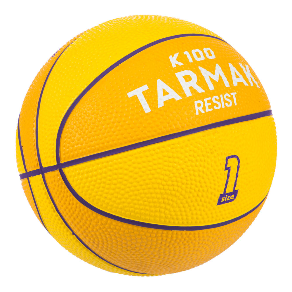 Mini Bola De Basquete K100 T1 - Azul/Amarelo - Tarmak - Bola de