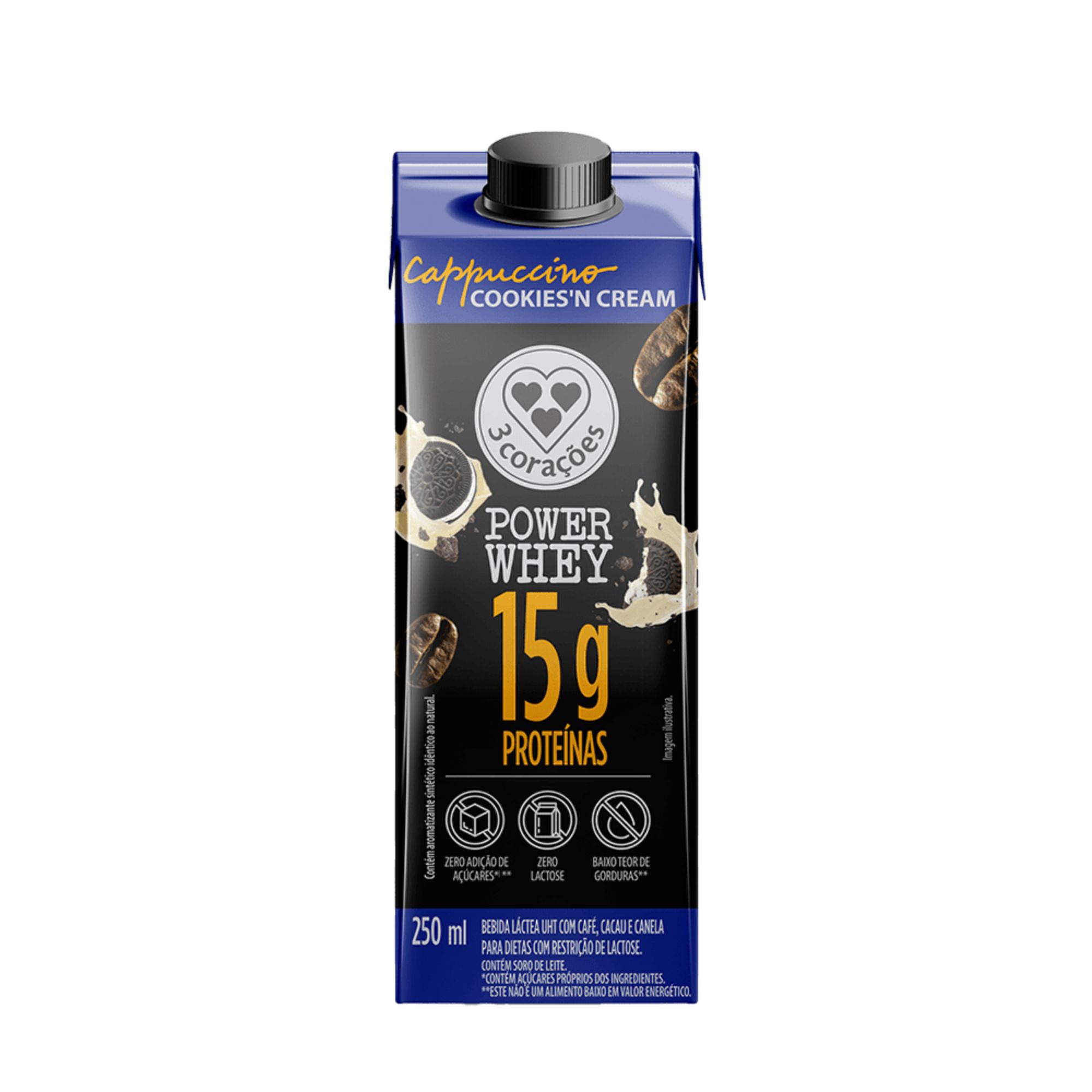 Decathlon | Bebida Proteica Power Whey Cookies 3 Corações Cookies