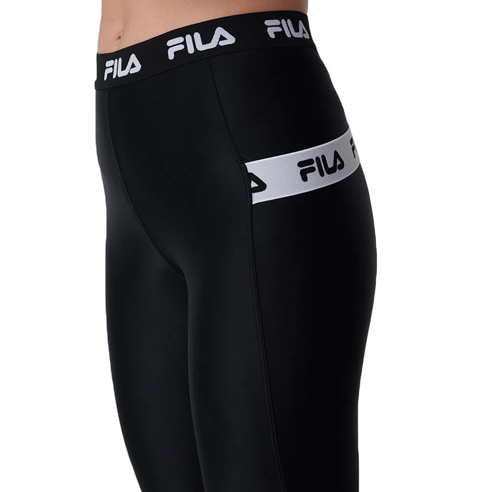 Legging Fila Double Elastic Feminina Ref:f12at245 - Preto